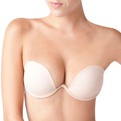 Natural push up combo stick on wing bra